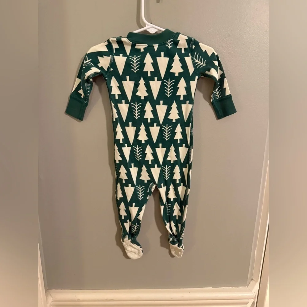 Hanna Anderson Green and White Kids One Piece